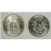 Image 2 : (2) 1986 AMERICAN SILVER EAGLES, UNC. COINS MAY HAVE SLIGHT SCRATCH/IMPERFECTION