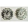 Image 2 : (2) 1994 AMERICAN SILVER EAGLES, UNC. COINS MAY HAVE SLIGHT SCRATCH/IMPERFECTION