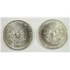Image 2 : (2) 1993 AMERICAN SILVER EAGLES, UNC. COINS MAY HAVE SLIGHT SCRATCH/IMPERFECTION