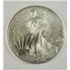 Image 1 : 1996 AMERICAN SILVER EAGLE, UNC.  BUT HAS "SCUFF MARK" AT 3 O-CLOCK, KEY DATE!
