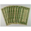 Image 2 : LOT OF ( 10 ) AVERAGE CIRCULATED 1928 $1.00 "FUNNY BACK" SILVER CERTIFICATES