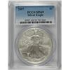 Image 1 : 2007 AMERICAN SILVER EAGLE, PCGS MS-69