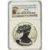 Image 1 : 2012-S AMERICAN SILVER EAGLE, REVERSE PROOF, NGC PROOF-69 TROLLEY LABEL