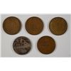 Image 2 : (5) 1922-D LINCOLN CENTS