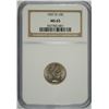 Image 1 : 1907-D BARBER DIME NGC MS-65