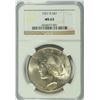 Image 1 : 1927-D PEACE DOLLAR NGC MS-63