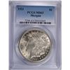 Image 1 : 1921 MORGAN SILVER DOLLAR, PCGS MS-63
