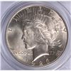 Image 2 : 1923 PEACE SILVER DOLLAR, PCGS MS-62
