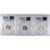 Image 2 : LOT OF ( 3 ) SILVER ROOSEVELT DIMES,  ( 2 ) 1963-D & ( 1 )  1963 PCGS MS-66