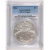 Image 1 : 2004 AMERICAN SILVER EAGLE, PCGS MS-70 PERFECT!