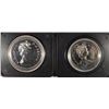 Image 2 : (2) CANADIAN COMMEMORATIVE SILVER DOLLARS in ORIGINAL BLACK CASES