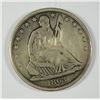 Image 1 : 1863 SEATED HALF DOLLAR F/VF DETAILS