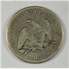 Image 2 : 1863 SEATED HALF DOLLAR F/VF DETAILS