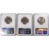 Image 2 : LOT OF ( 3 ) WASHINGTON QUARTERS, NGC MS-66: 1996, 1998 & 1998-D