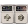Image 2 : LOT OF ( 2 )  1962-D WASHINGTON QUARTERS, NGC MS-65