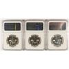 Image 2 : LOT OF ( 3 ) 1963 FRANKLIN HALF DOLLARS, (1) NGC PROOF-65 & (2) NGC PROOF-66