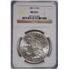 Image 1 : 1881-S MORGAN SILVER DOLLAR, NGC MS-65+  LOOKS MS-66