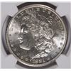 Image 2 : 1881-S MORGAN SILVER DOLLAR, NGC MS-65+  LOOKS MS-66