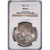 Image 1 : 1882-S MORGAN SILVER DOLLAR, NGC MS-64+  LOOKS MS-65