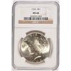 Image 1 : 1923 PEACE SILVER DOLLAR, NGC MS-66 TOUGH!
