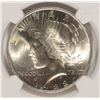 Image 2 : 1923 PEACE SILVER DOLLAR, NGC MS-66 TOUGH!