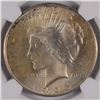 Image 2 : 1925 PEACE SILVER DOLLAR, NGC MS-66  TOUGH COIN!