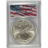 Image 1 : 2001 SILVER AMERICAN EAGLE (WORLD TRADE CENTER GROUND RECOVERY) PCGS GEM UNC