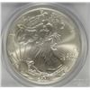 Image 2 : 2001 SILVER AMERICAN EAGLE (WORLD TRADE CENTER GROUND RECOVERY) PCGS GEM UNC