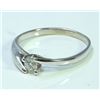 Image 3 : Diamond 0.13 ct Ring 14Kt White Gold 1.61 gr