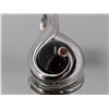 Image 1 : Sterling Silver .925 Cabochon Onyx Pendant