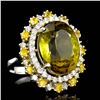 Image 1 : ONE CENTER OVAL CTU GREEN TOURMALINE TW:12.47CTS