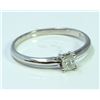Image 2 : Diamond 0.16 ct Ring 14Kt White Gold 1.23 gr