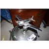 Image 1 : ART DECO LIGHTED AIRPLANE PEDESTAL DRINK STAND