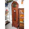 Image 1 : ANTIQUE GRANDFATHER CLOCK WITH ORIENTAL PAINTED CASE