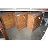 Image 1 : GROUP OF 3 6DRAWER SMALL WOODEN CABINETS