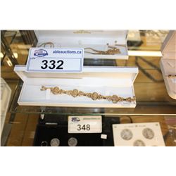 18KT GOLD BRASELIF CAMEO BRACELET