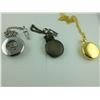 Image 2 : GROUP OF 3 POCKET WATCHES INCLUDING; NEW SEE THROUGH MECHANICAL POCKET WATCH, AND 2 NEW QUARTZ
