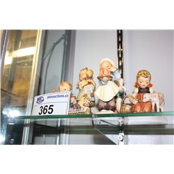 GROUP OF 5 HUMMEL FIGURINES