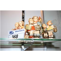 GROUP OF 5 HUMMEL FIGURINES