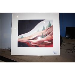 FRAMED ORIGINAL WATER COLOUR PAINTING TITLED "STORM" BY ARTIST DERYK HOUSTON #8161984, SIGNED