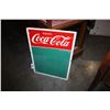 Image 1 : VINTAGE COCA COLA TIN ADVERTISEMENT SIGN MENU BOARD