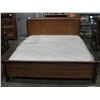 Image 2 : 6PC CONTEMPORARY BEDROOM SUITE; KING SIZE BED, 10 DRAWER DRESSER WITH MIRROR, 9 DRAWER HIGHBOY