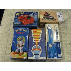 GROUP OF 5 NOSTALGIC TOYS