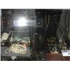 Image 3 : SHELF LOT OF ASSORTED COSTUME JEWELLERY; JEWELLERY BOXES, BELT BUCKLES, ETC