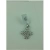 Image 2 : STERLING SILVER NATURAL WHITE TOPAZ PENDANT WITH 26 TOPAZ, APPROX 2.60CARATS