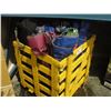Image 1 : PALLET CRATE OF ASSORTED FOLDING CAMPING CHAIRS - YELLOW CRATE NOT INCLUDED