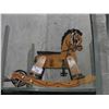 Image 1 : CHILDS WOODEN ROCKING HORSE