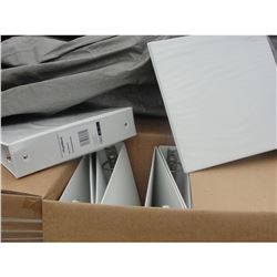 ONE PALLET LOT OF 28 BOXES OF HIGH MARK CUSTOMIZER 2" ROUND RING BINDERS