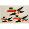Image 1 : A Set of Three Carlton Ware Guinness Flying Toucans,   See illustration £300-400...