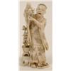 Image 1 : A Japanese Carved Ivory Figure, of a boy holding a crab, 12 cm See illustration £70-100...